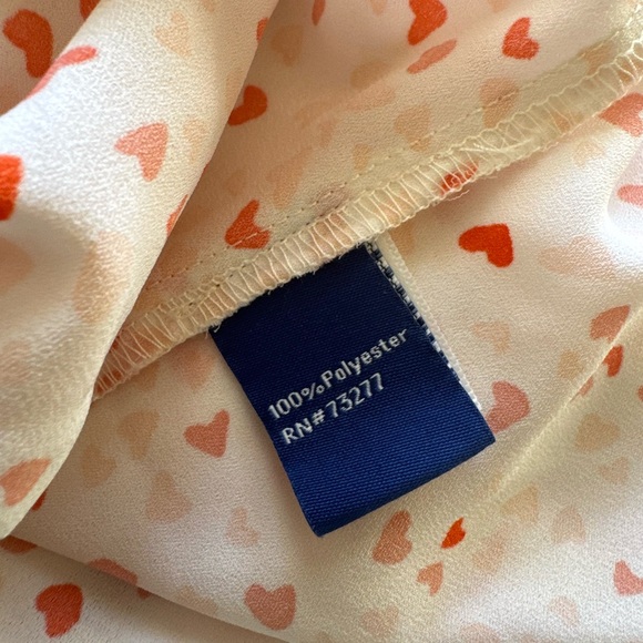 Apt. 9 Heart Print Flutter‎ Sleeve Top – Size Small - Picture 7 of 8